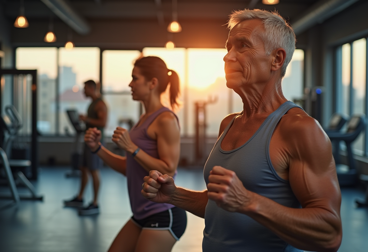 Тренування у фітнес-центрі keldunare